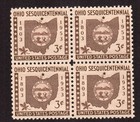 Scott #1018 Ohio Block of 4 Stamps - MNH