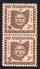 Scott #1018 Ohio Vertical Pair of Stamps - MNH