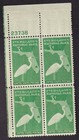 Scott #952 Everglades Florida Plate Block of 4 Stamps - MNH P#23738 UL #1