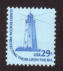 Scott #1605 Sandy Hook Lighthouse Single Stamp - MNH