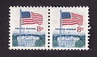 Scott #1338F Flag Over White House Pair of Stamps - MNH