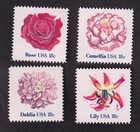 Scott #1879a (1876-79) Flowers Set of 4 Stamps - MNH