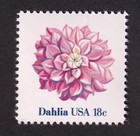 Scott #1878 Dahlia Flowers Single Stamp - MNH