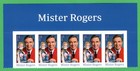 Scott #6097 Mister Rogers Title Block of 5 Forever Stamps - MNH