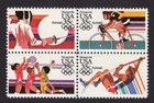 Scott #c112a (c109) 1984 Summer Olympics Airmail Block of 4 stamps - MNH
