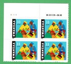 Scott #3368 Kwanzaa Plate Block of 4 Stamps - MNH UL