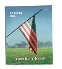 USPS American Icons Flag and Field (Farm) Single Forever Stamp - MNH (6106)