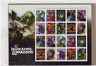 Scott #5909-5918b Dungeons & Dragons Full Sheet of 20 Forever Stamps - Sealed