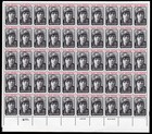 Scott #2956 Bessie Coleman Sheet of 50 Stamps - MNH P#1 Bottom