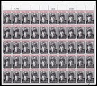 Scott #2956 Bessie Coleman Sheet of 50 Stamps - MNH P#1 Top