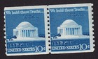 Scott #1520 Jefferson Memorial and Signature Pair of Stamps - MNH