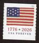Scott #6108 1776 Flag Single Forever Coil Stamp - MNH APU