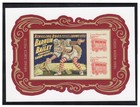 Scott #4905c Vintage Circus Posters Sheet of 3 Stamps - MNH Imperf w/mount