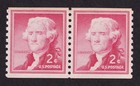 Scott #1055b Thomas Jefferson Coil Pair of Stamps - MNH #17