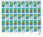 Scott #1786a (1783) Colorado Columbine Sheet of 50 Stamps - MNH P#39049-39054 LL