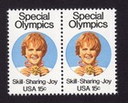 Scott #1788 Special Olympics Horizontal Pair of Stamps - MNH