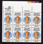 Scott #1788 Special Olympics Zip Block of 8 Stamps - MNH PC#2