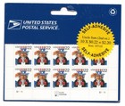 Scott #3259 Uncle Sam Plate Block of 10 Stamps - Sealed Bottom