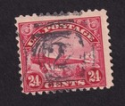 Scott #c6 De Havilland Bi-Plane Airmail Single Stamp - used