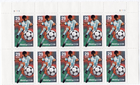 Scott #2834 Soccer (World Cup) Plate Block of 10 Stamps - MNH