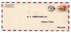 Scott #UC3 Airmail Stamped Entire Envelope "Airmail Saves Time" 1939 Postmark
