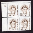 Scott #1869e Chester W. Nimitz Plate Block of 4 Stamps - MNH P#3 UL