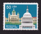 Scott #2532 Switzerland Founded 1291 Single Stamp - MNH