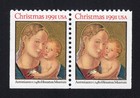 Scott #2578a Madonna & Child (Antoniazzo) Booklet Pair of Stamps - MNH