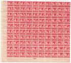 Scott #716 Lake Placid Olympics Sheet of 50 Stamps - MNH P#20817 LL