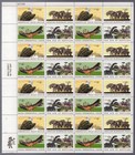 Scott #1390a (1387) Elephants Eagles Reptiles Sheet of 24 Stamps MNH P#31728 UL