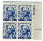 Scott #1283a George Washington Plate Block of 4 Stamps - MNH P#28350 UR