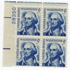 Scott #1283a George Washington Plate Block of 4 Stamps - MNH P#28350 UL