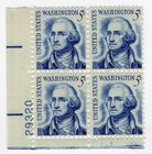 Scott #1283B George Washington Plate Block of 4 Stamps - MNH P#29320 LL