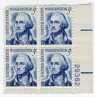 Scott #1283B George Washington Plate Block of 4 Stamps - MNH P#29362 LR