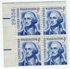Scott #1283B George Washington Plate Block of 4 Stamps - MNH P#29356 UL