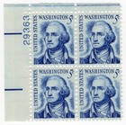Scott #1283B George Washington Plate Block of 4 Stamps - MNH P#29363 UL