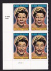 Scott #4120 Ella Fitzgerald Black Heritage Plate Block of 4 Stamps - MNH LL