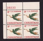 Scott #1276 Angel with Trumpet Plate Block of 4 Stamps - MNH UL