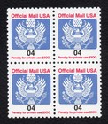 Scott #O146 Official Mail Block of 4 Stamps - MNH