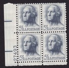 Scott #1213 George Washington Plate Block of 4 Stamps - MNH LL
