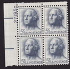 Scott #1213 George Washington Plate Block of 4 Stamps - MNH UL