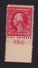 Scott #406 George Washington Plate # Single Stamp - MNH P#6510