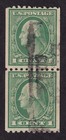 Scott #486 George Washington Coil Pair of Stamps - used