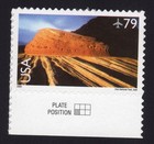Scott #c146 Zion National Park Single Airmail Stamp - MNH w/Plate Position
