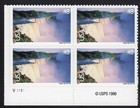 Scott #c133 Niagra Falls Plate Block of 4 Airmail Stamps - MNH P#V11111 LL
