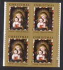 Scott #4100 39¢ Madonna (Chacon) Plate # Booklet Block of 4 Stamps - MNH