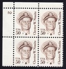 Scott #1869 Chester W. Nimitz Plate Block of 4 Stamps - MNH P#2 UL