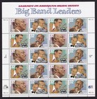 Scott #3099a (3096-99) Big Band Leaders Full Sheet of 20 Stamps - MNH P#P222222