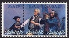 Scott #1631a Spirit of '76 Strip of 3 Stamps - MNH