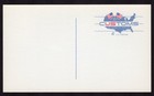 Scott #UX50 US Customs Flags & Map Stamped Postal Card